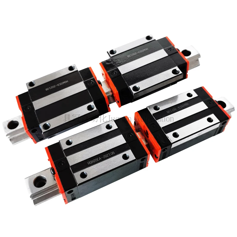 

Fast shipping linear rail for CNC HGR15/ HGR20 2PCS +4PCS HGH15CA /HGW15CC/HGH20CA /HGW20CC Linear slider with linear guide