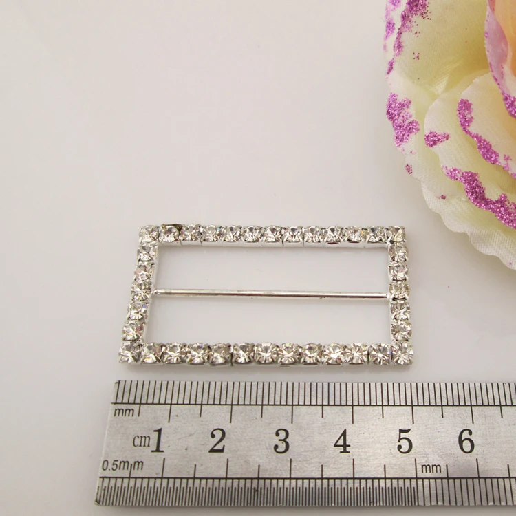 10pcs diamante rhinestone buckle wedding supplies