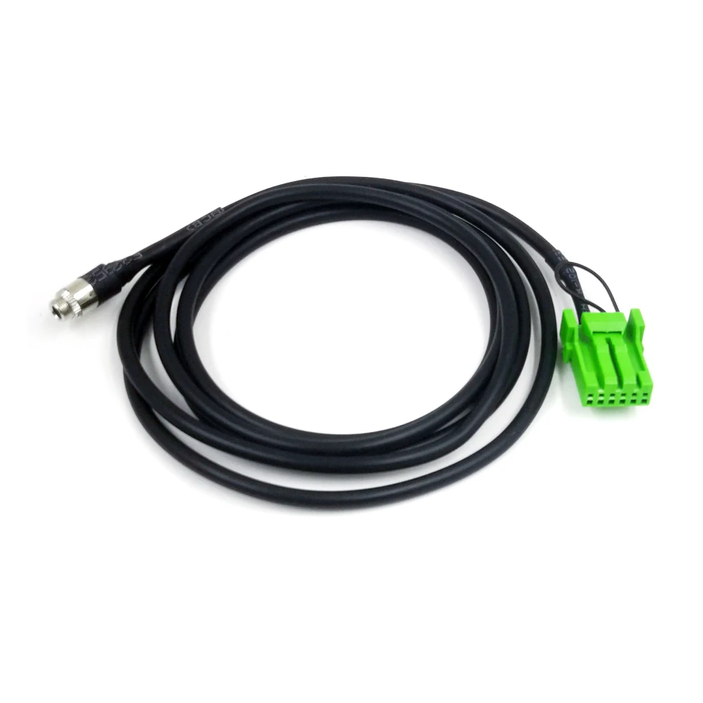 Biurlink Green 6Pin Car Aftermarket Radio Female 3.5MM Audio Auxiliary IN Harness Cable Adapter for Honda Acura RDX Tsx MDX Csx