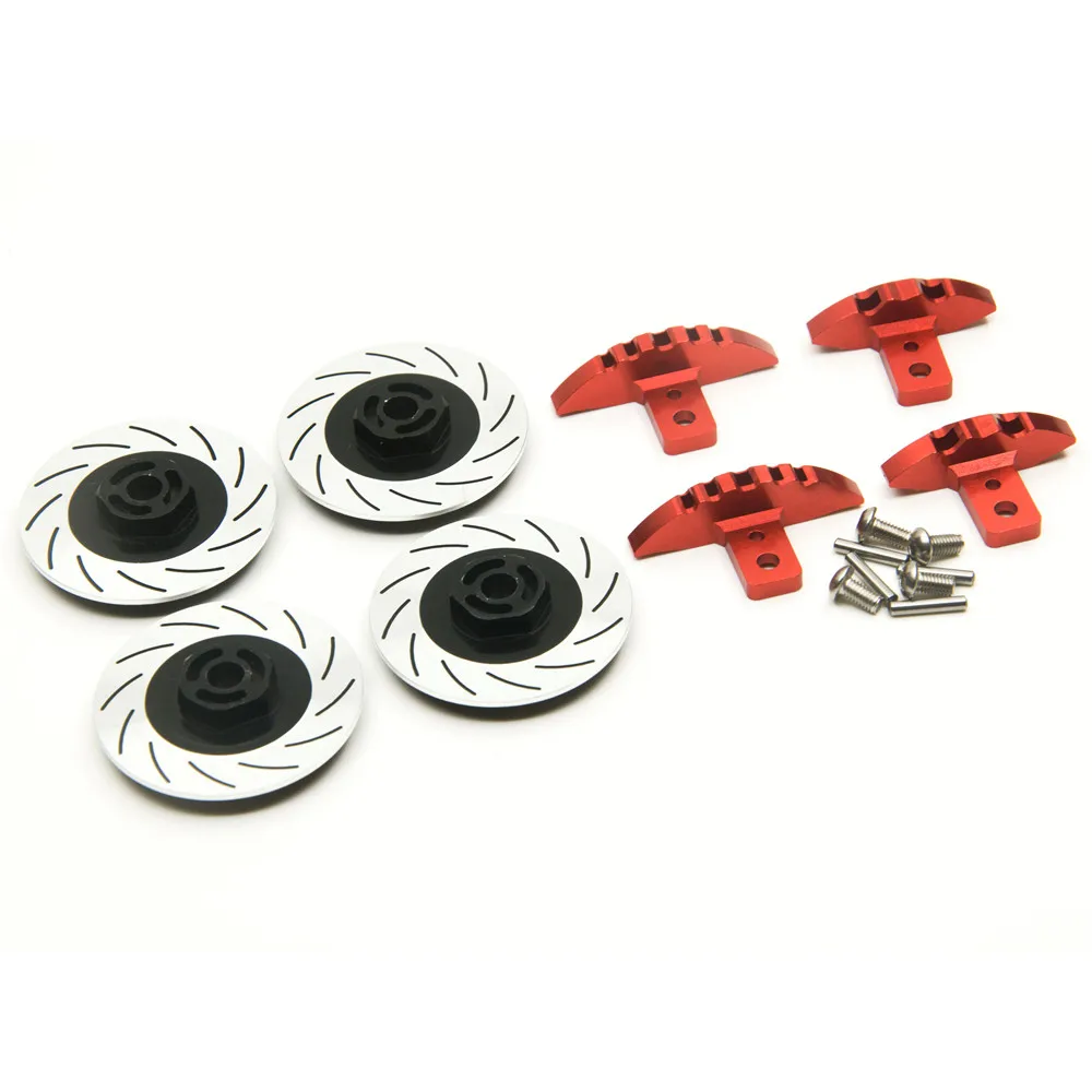 AXSPEED Aluminum Alloy Brake Disc Drive Hub Kit for 1/10 Sakura D4 D3 Simulate Brake RC Crawler Racer Car Upgrade Parts