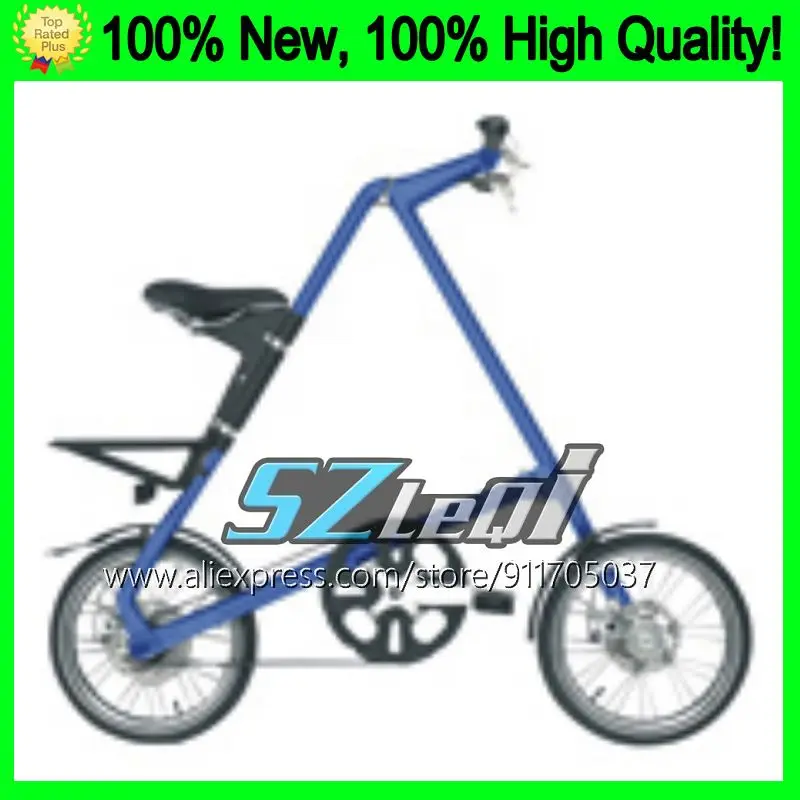 16'' Folding Bicycle Fixed Gear Bike Aluminum alloy frame Bike Track Cycling double 5 Spoke wheel V Brake integrated wheel Bikes