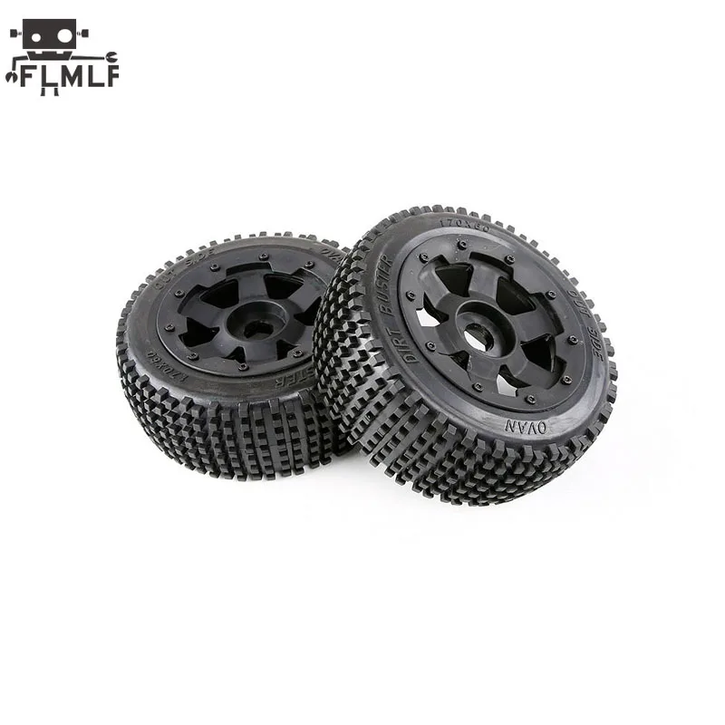 

Small Nail Front or Rear Tire Assembly Set Fit 1/5 HPI ROFUN BAHA ROVAN KM GTB MCD BAJA 5B Toys Parts