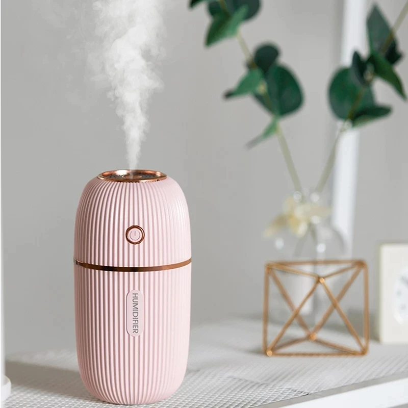 M Humidifier 300ML Ultrasonic USB Aroma Essential Oil Diffuser Romantic Color Night Lamp Mist Maker Humidificador Portable