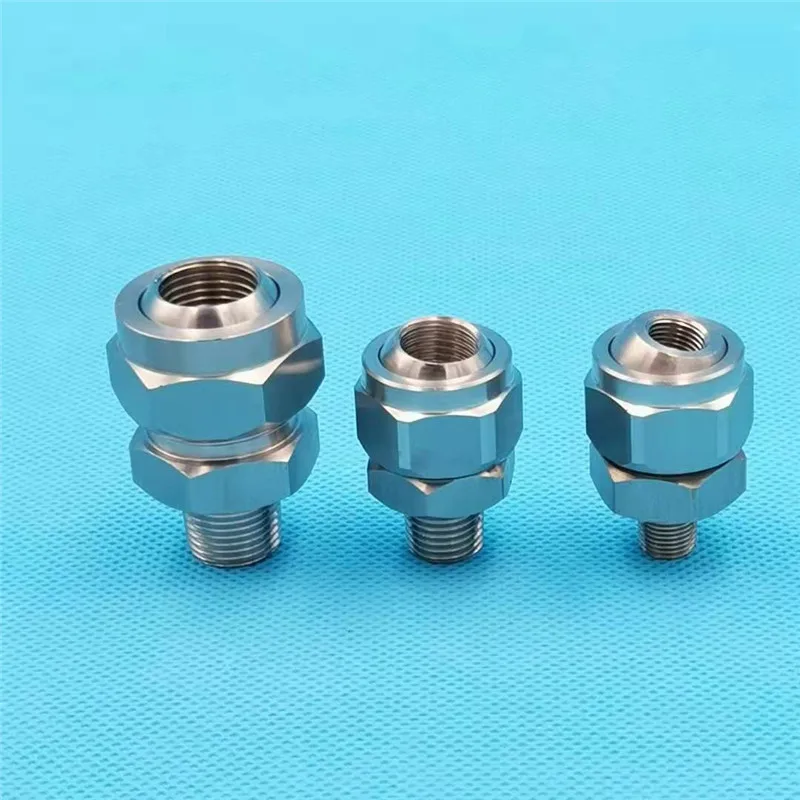 Stainless Steel Adjustable Ball Joint Spray Nozzle,Universal Ball Joint Nozzle,Metal Adjustable Ball full cone/Fan Spray Nozzle