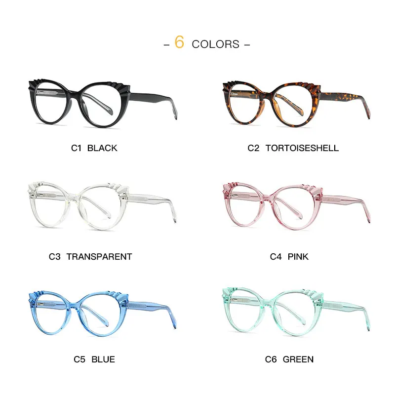 Gmei Optical Fashion Designed Transparent Women Glasses Frame Oval Female Clear Myopia Prescription Eyeglasses Frames 2037