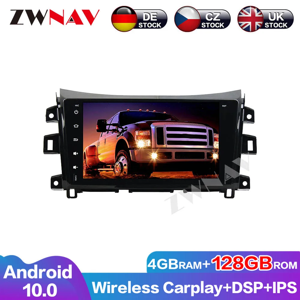 DSP Audio 128G Android10 Touch Screen Car DVD Player Stereo Multimedia Auto Radio For Nissan Navara GPS Head Unit