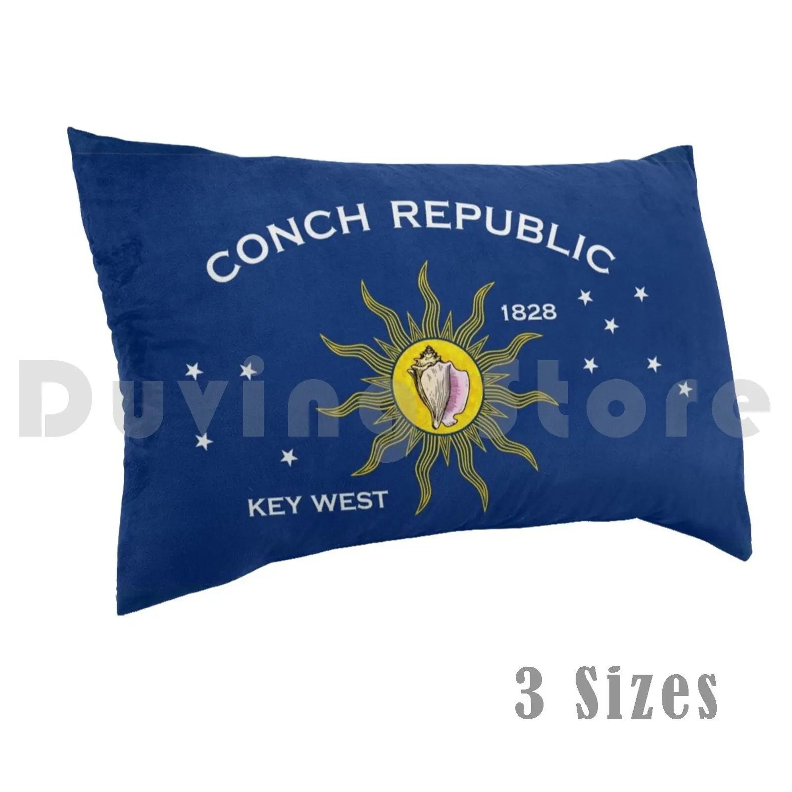 Conch Republic Flag Pillow Case 20*30 Inch Flag Of The Conch Republic Key West Florida Conch Republic