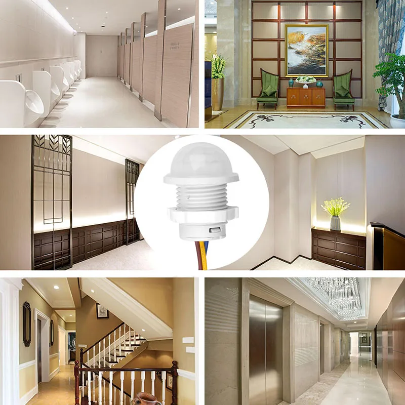 110/220V Mini Led Gevoelige Nachtlampje Thuis Indoor Outdoor Infrarood Licht Motion Sensor Detection Automatische Sensor Licht schakelaar