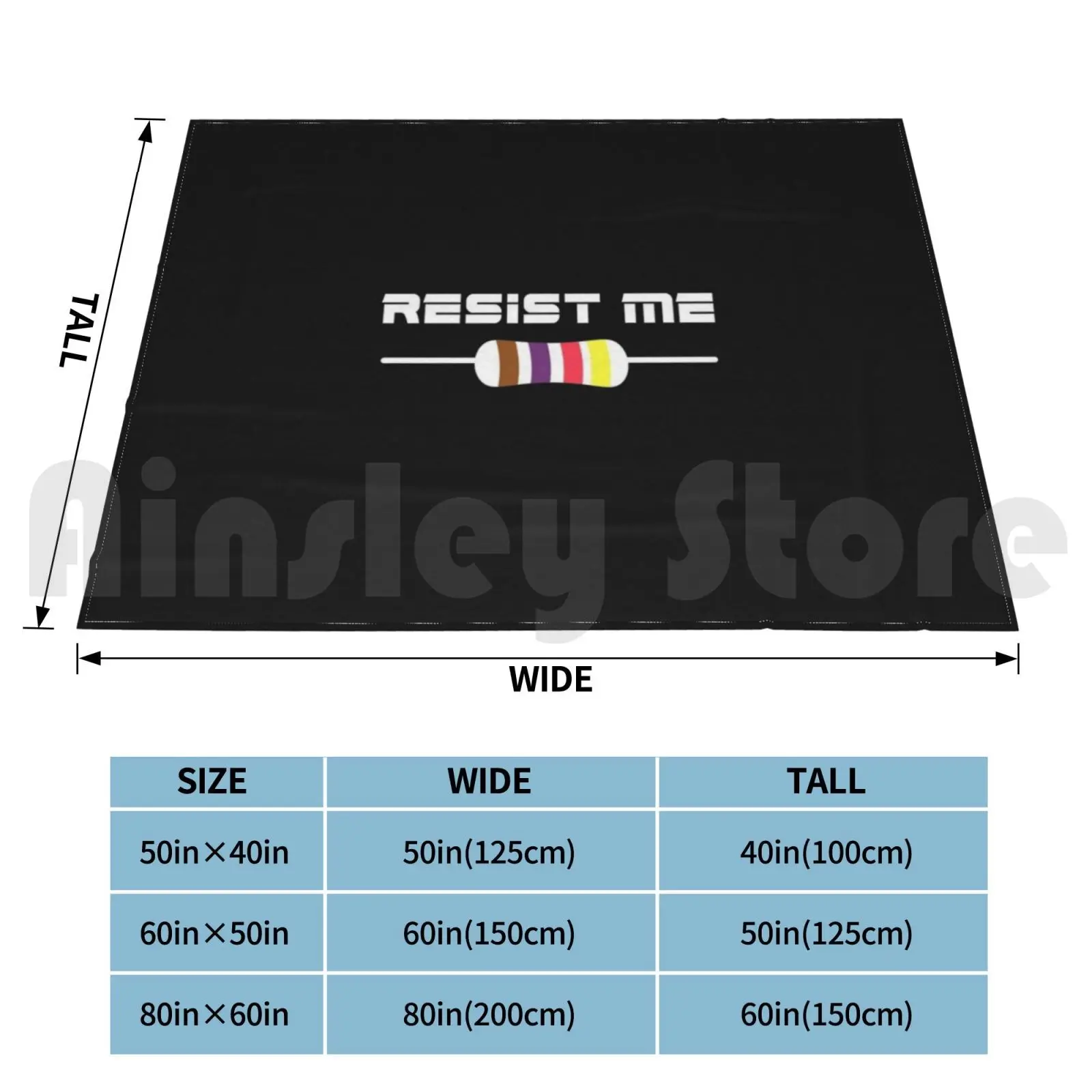 Electronics Resistor Blanket Super Soft Warm Light Thin Npn Transistor Robotic Engineer Transistor Electronic