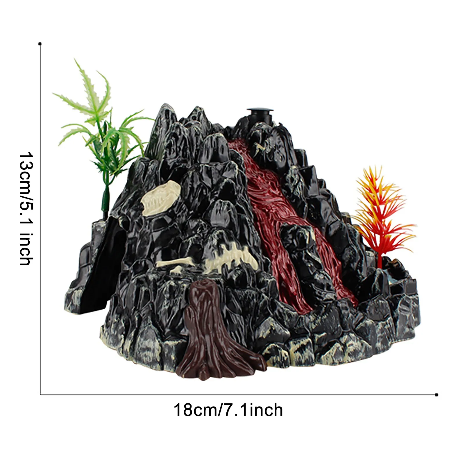 Nowy Model wulkanu z lekkim eksperymentem symulacyjnym zabawkowa figurka dziecięce zabawki dla chłopców zabawek edukacyjnych dla dzieci