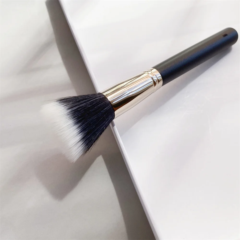 The Duo Fibre Face Brush 187/188 Large/Small - Multi-purpose lightweight Face Powder Foundation Cream Contour Brush