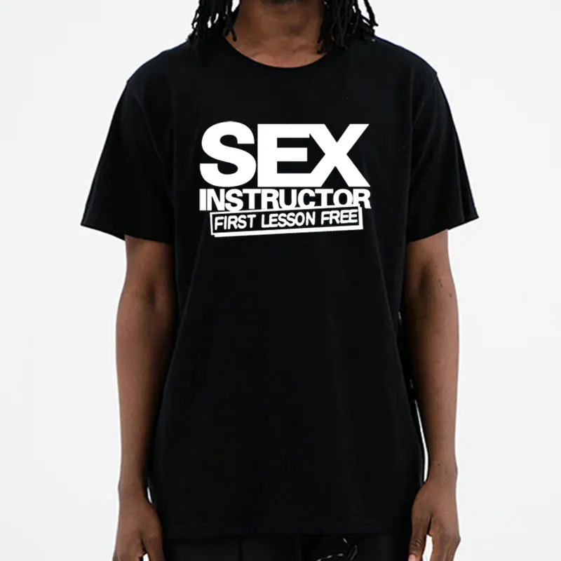 Sex Instructor Funny Creative Mens Men T Shirt Mens Tshirt New Short Sleeve O Neck Cotton Casual T-shirt Top Tee Plus Size view 3