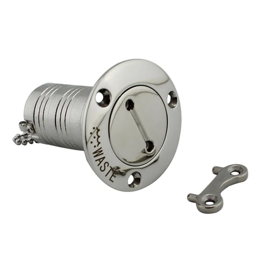 Marine Boat Hardware Deck Filler 38/50 mm 316 Edelstahl Schlüsselkappenfüller Wasserabfall Diesel Gas Kraftstoff Deckfüller 1,5" und 2" – Detail 5