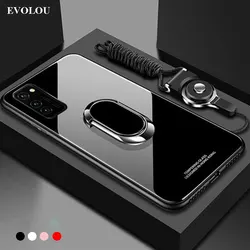 For Samsung Galaxy A51 A71 A41 M51 Note S20 FE Case Tempered Glass With Stand Magnet Protect Cover for Samsung S10 Lite A91 M31S