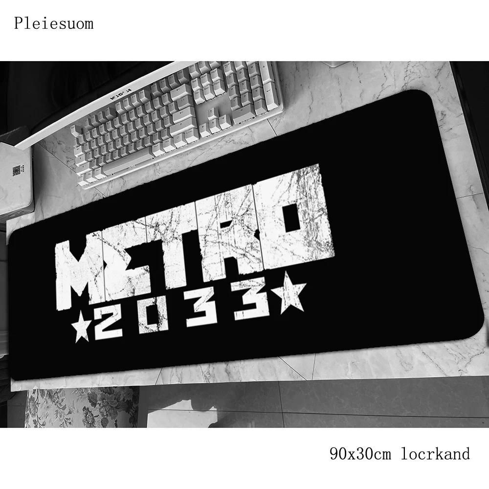 metro 2033 mousepad 900x300x4mm present Computer mouse mat gamer gamepad pc Birthday gaming mousemat desk pad office padmouse