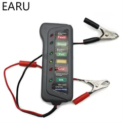 Mini 12V Car Battery Tester Digital Alternator Tester 6 LED Lights Display Car Diagnostic Tool Auto Battery Tester For Car Motor