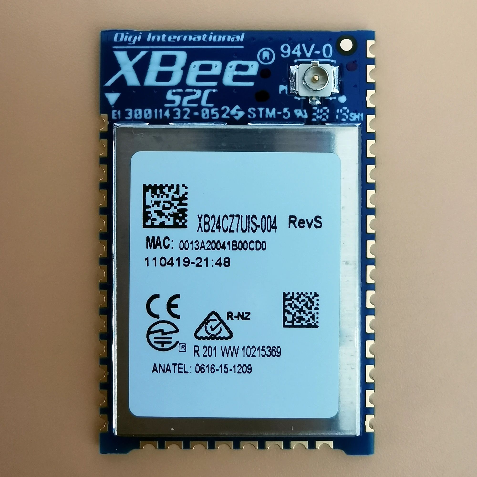 

Digi XBee S2C Xb24cz7uis-004 Wireless ZigBee Module Is Suitable for Oil Field Instrument Solar Energy