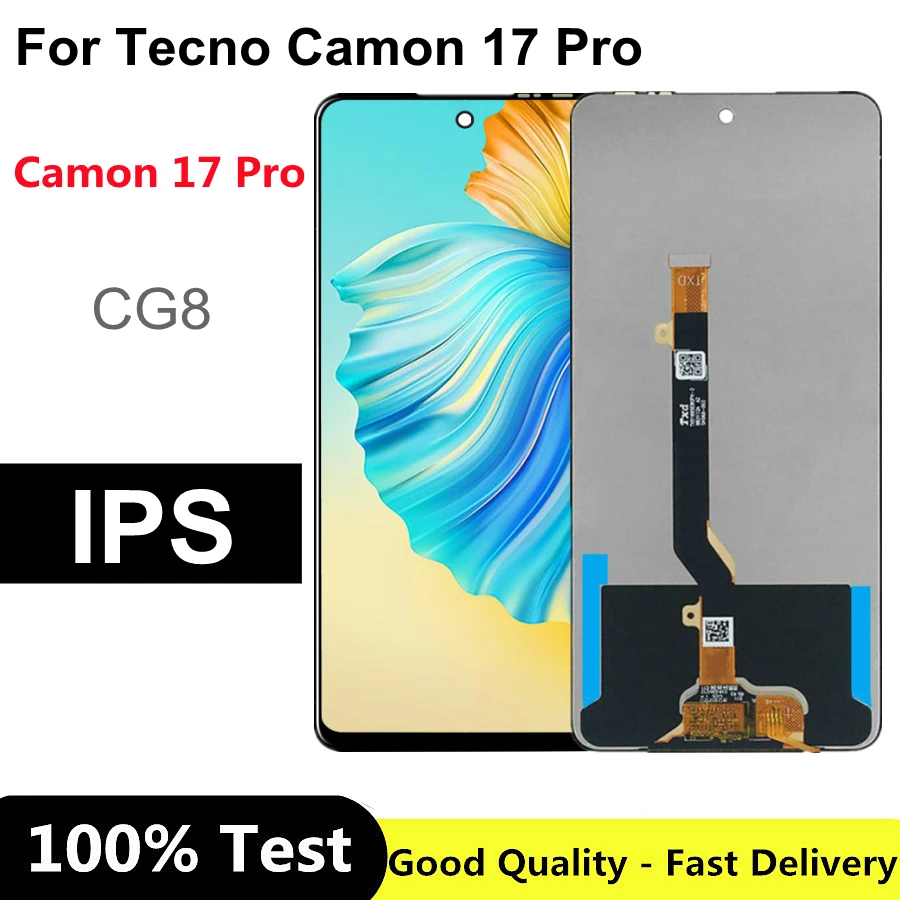 

6.8" For Tecno Camon 17 Pro CG8 LCD Display Touch Screen Assembly LCD Screen Complete for TECNO Camon 17 Pro lcd