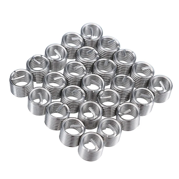 M12 x 1.25 10PCS Stainless Steel Thread Repair Helical Coil Wire Inserts Set For Car Motorcycle Helicoil AT2059G1