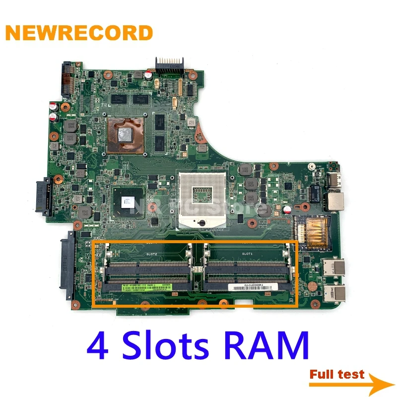 

For Asus N53S N53SN N53SM N53SV Laptop Motherboard GT540M GPU 4 Slots RAM Mainboard Full Test