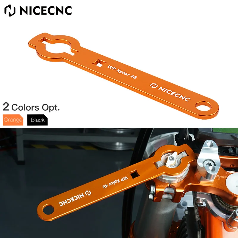 NICECNC WP Xplor Fork Cap Wrench Pre load Adjuster Tool For KTM EXC-F 350 2017–2022 XC-W 250 300 TPi Six Days Husqvarna TE 300i