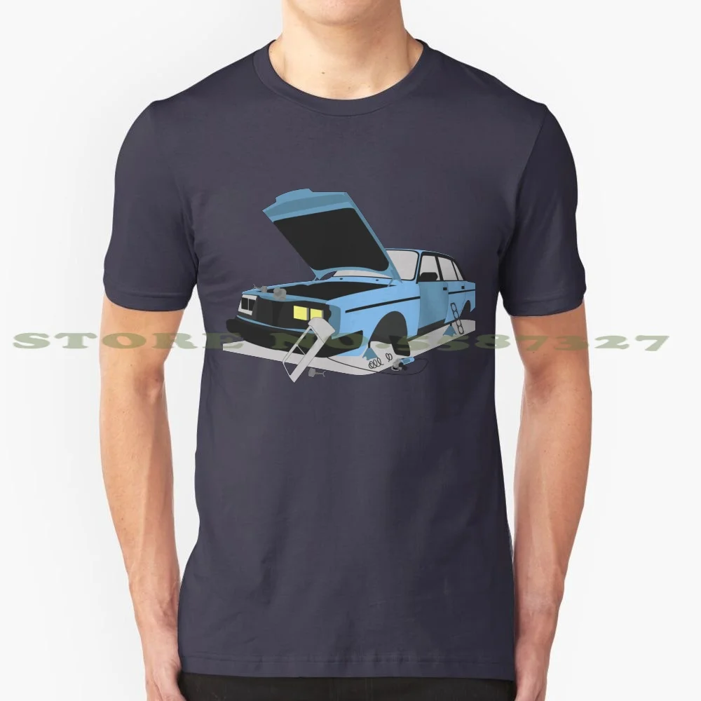 Pick And Pull 100% Cotton T-Shirt 240 244 245 242 Turbobricks Scrapyard Pick Tuning Tuner Rice Swedespeed Ipd Hauler Sweden