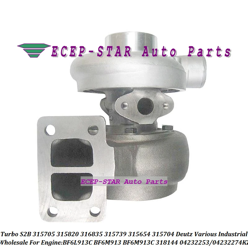 

Turbo S2B 315705 315820 316835 315739 315654 315704 318144 04232253KZ 04232274KZ For Deutz Various Industrial BF6L913C BF6M913
