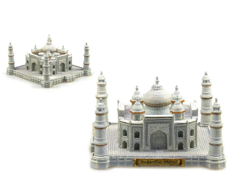 Hot Sale Taj Mahal, India Creative Resin Crafts World Famous Landmark Model Tourism Souvenir Gifts Collection Home Decor