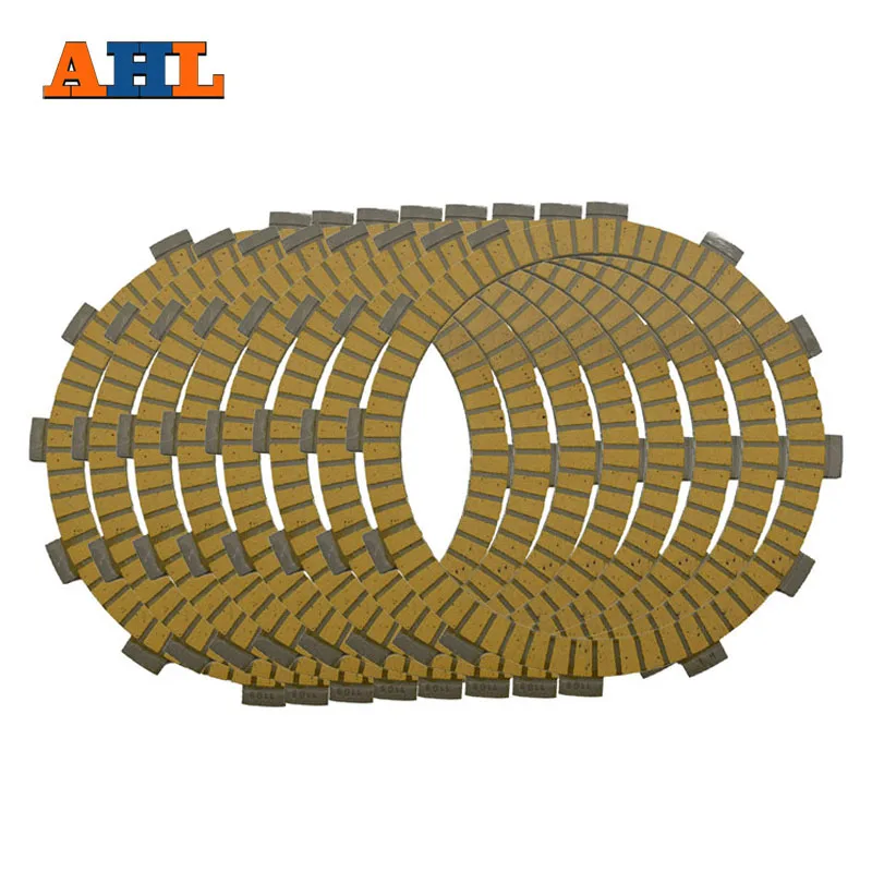 

AHL Motorcycle Clutch Friction Plates Set for Kawasaki VN900 Vulcan 900 Classic LT 2006-2013 Clutch Lining #CP-0009