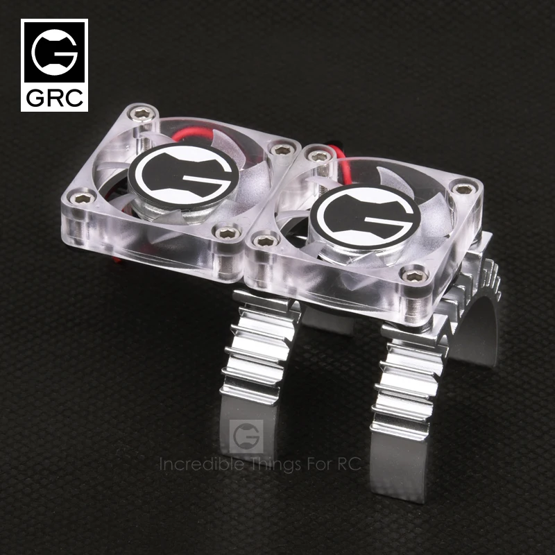 Moteur GRC/moteur thermique induction aquarium dissipation thermique double ventilateur adapté pour 1:10 RC télécommande voiture TRX-4