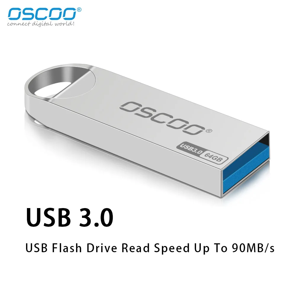 OSCOO-Clé USB 3.0, 16 Go 32 Go 64 Go, dispositif de stockage