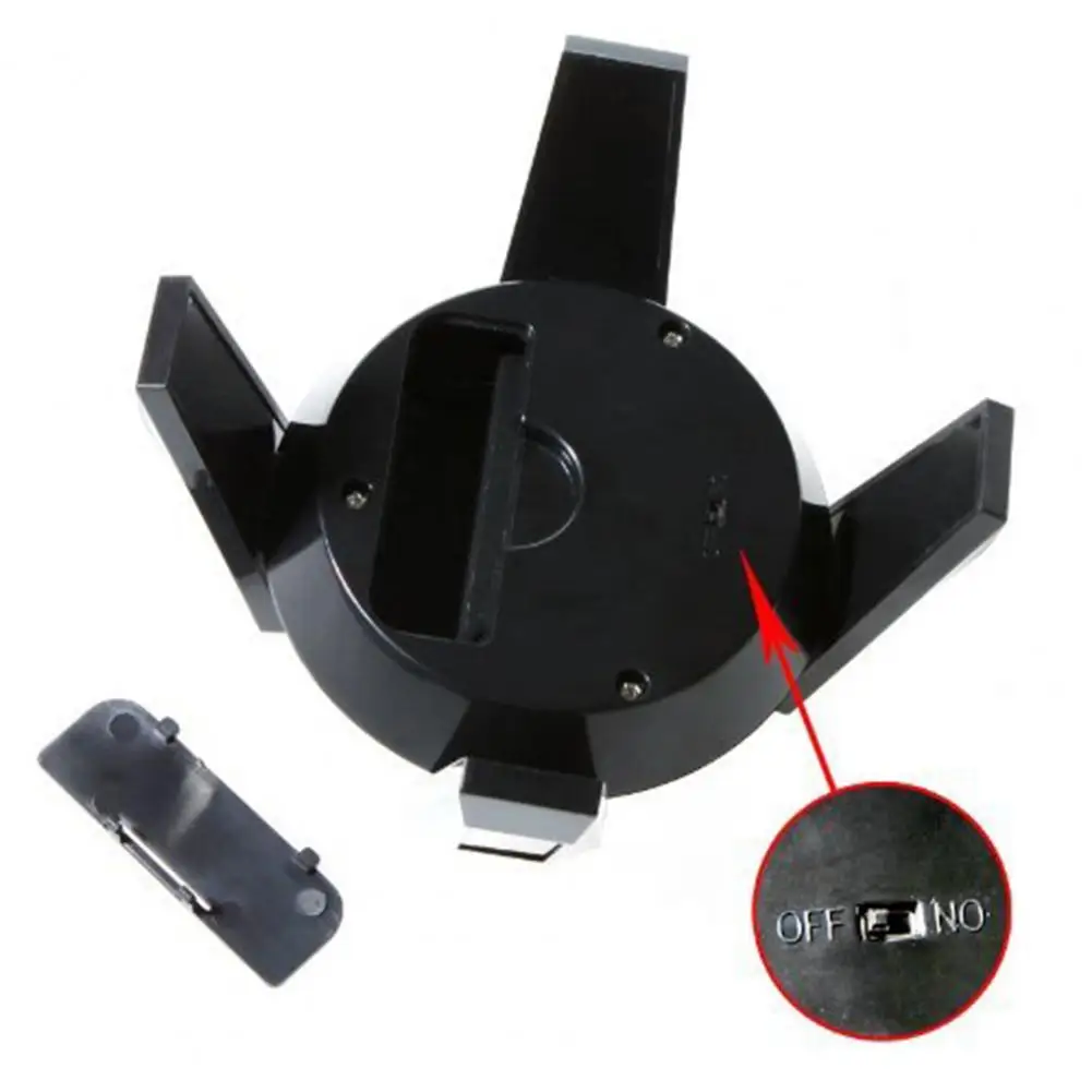 HEIßE VERKÄUFE!!!360-Grad Rotierenden Solar Display-ständer Plattenspieler Telefon Halter mit LED Licht