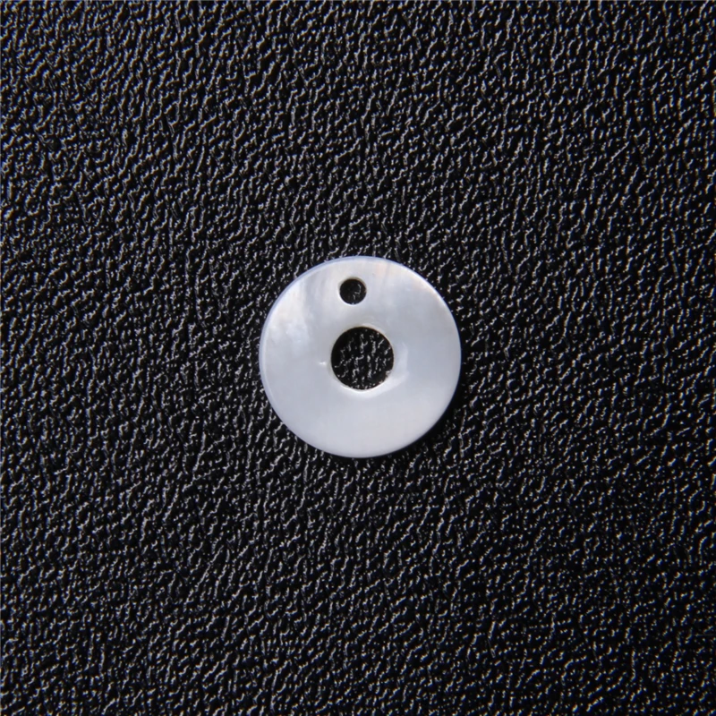 10/15/20mm White Shell Donuts Beads Mother of Pearl Spacers Beads Circle Ring Shape Shell Pendant for Jewelry Making DIY Craft
