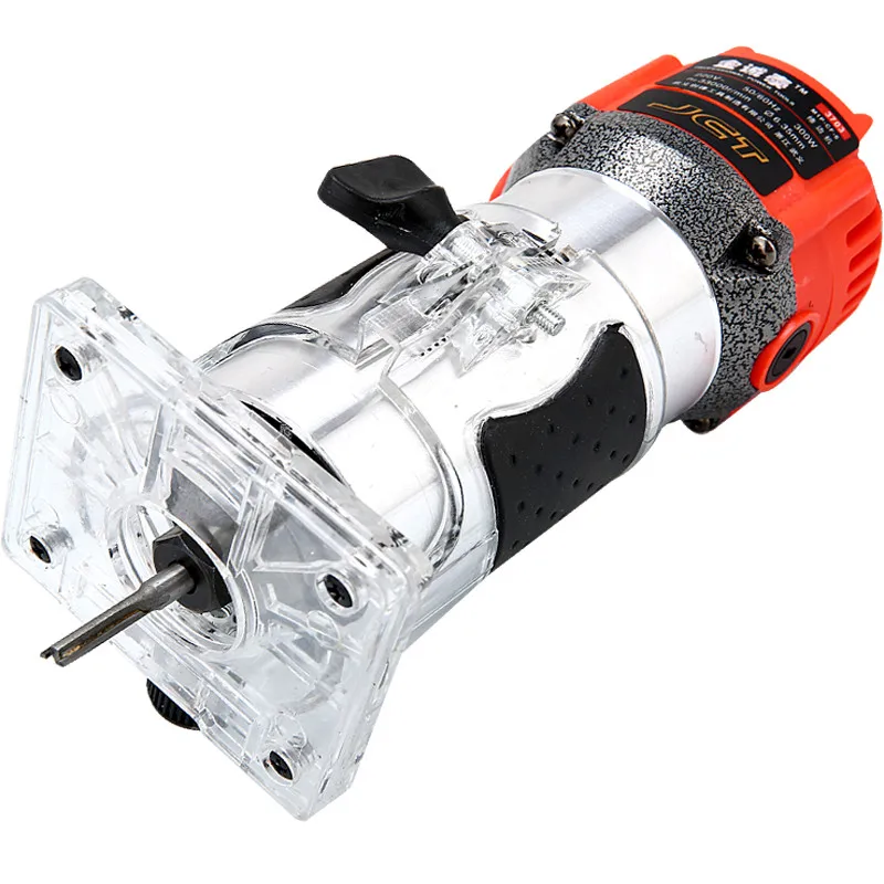 800W elektryczny trymer do obróbki drewna 30000 RPM grawerowanie drewna dłutowanie maszyna do przycinania rzeźba Router dłutowanie z frezem