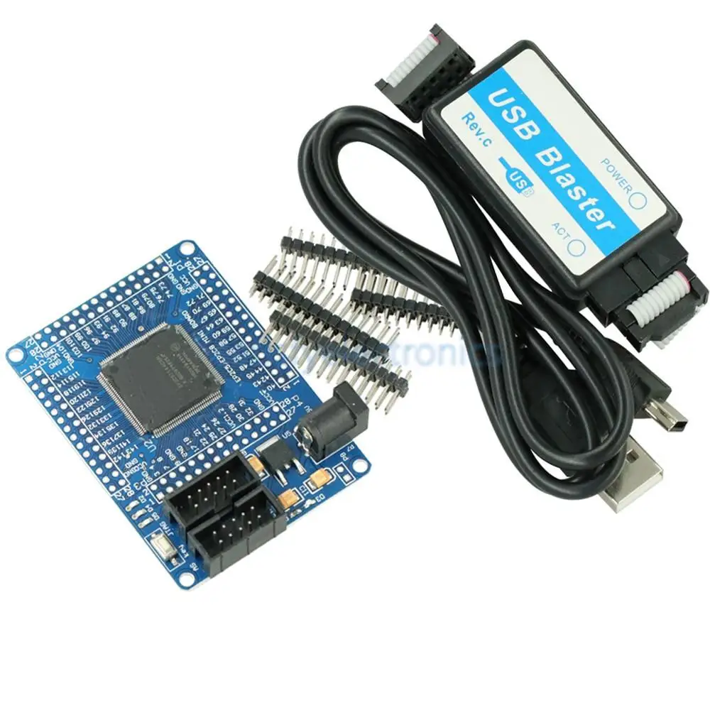 

5V EPROM FPGA CycloneII EP2C5T144 Minimum System Development Board USB Blaster Mini USB Cable 10Pin JTAG Connection Cable