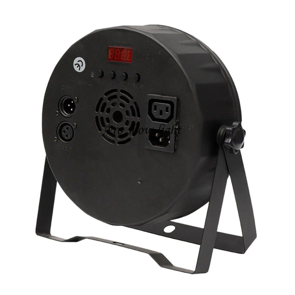 DMX / Remote Control Dj COB Par 9X10W+30W RGB LED Flat Par Light Disco Stage Lighting LED Uplighting For Party Disco Wedding Bar