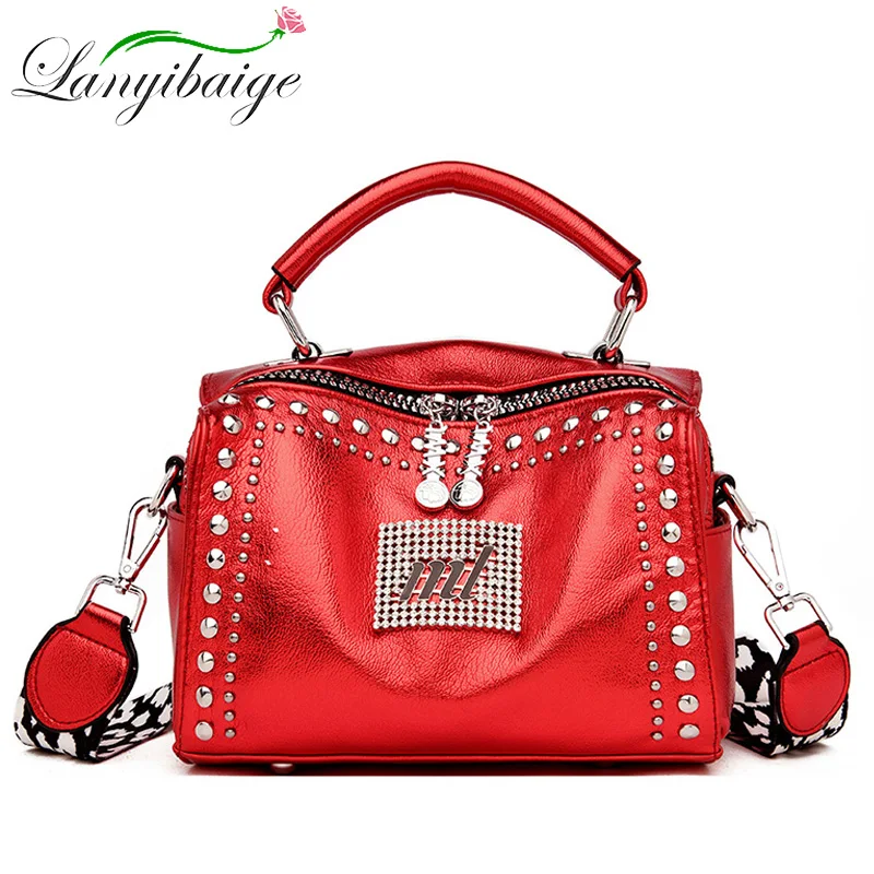 Lanyibaige 2022 New PU Soft Leather Luxury Handbags Women Bags Designer Shoulder Crossbody Bags For Women Retro Style atmosphere