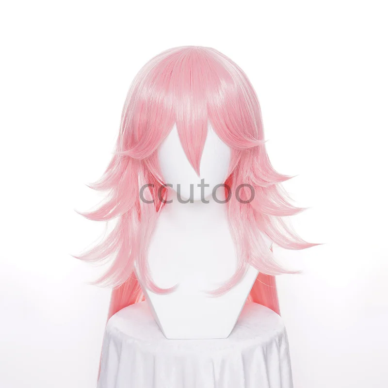 Honkai Impact 3 3e cosplay pruik Yae Sakura roze 120 cm lang recht synthetisch haar + gratis pruikdop