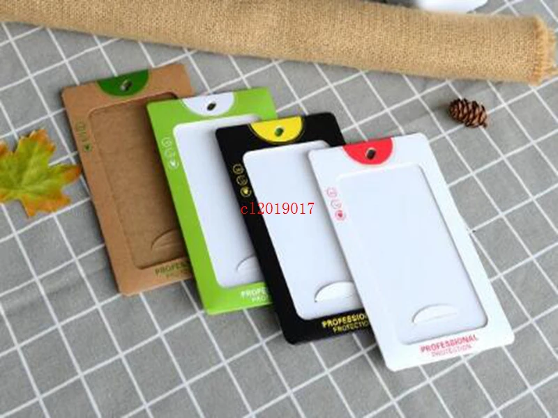 Big size Universal Mobile Phone Case Package green Paper Retail Packaging Box Pouch for iPhone XS 8 7 plus case Note 5 cover