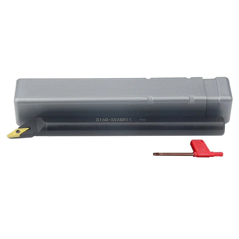 Imagem -06 - Suporte de Ferramenta de Torneamento Interno Inserções de Carboneto Barra de Torno Conjunto de Ferramentas de Corte Cnc S16q-svxbr11 S20r-svxbr16 Vbgt Vbmt 1pc