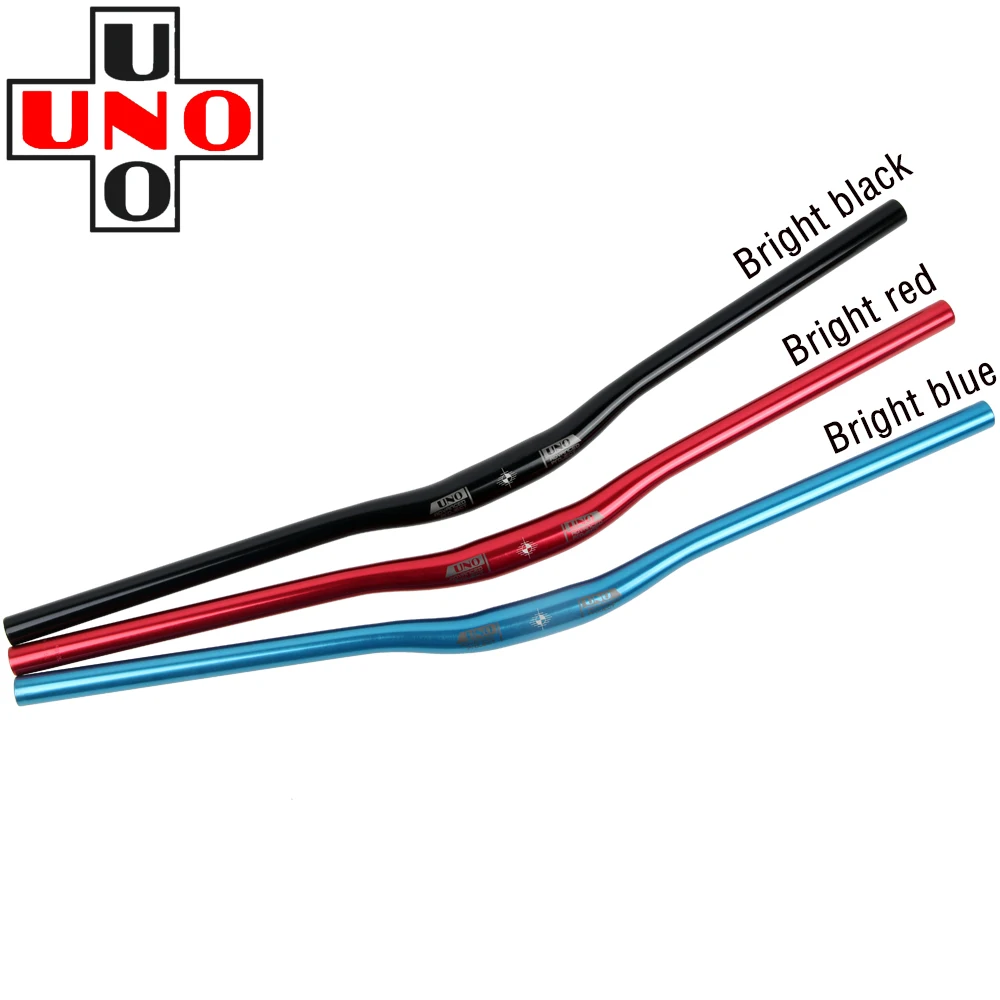 UNO Bicycle Ultra Light Color  Handlebars 31.8 Caliber Bright 740 / 780mm Mountain Bicyle Handle Horizontal Modification