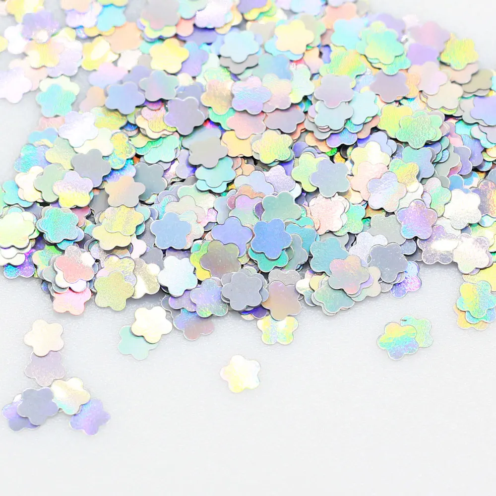 

3mm Ultrathin Eo-Friendly Flower Shape Nails Glittering Sequins For Nail Art Decoration Body Art Painting Nail DIY Decoration