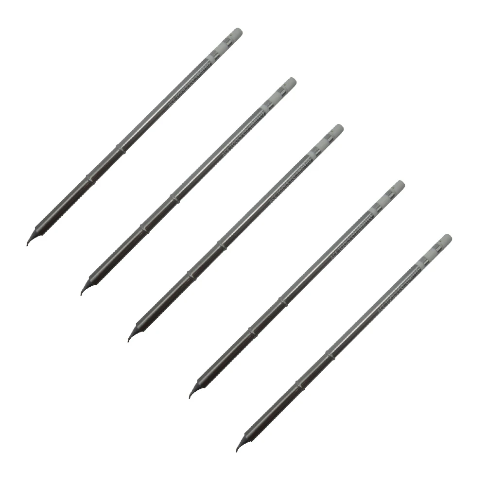 5 PCS T12-JS02 Replace Soldering Tip for HAKKO FM-203FM-203 FM-204 FM-206 FX-951 FX-950 FX-952 FX-9501 FM-2028 FM-2027 FM-2021