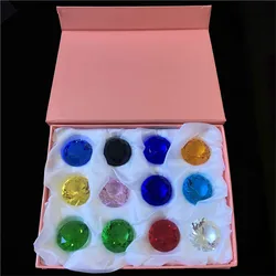 10pcs 40mm 50mm 60mm Crystal Oranment Daimond Gift Diamond Paperweight can engrave logo
