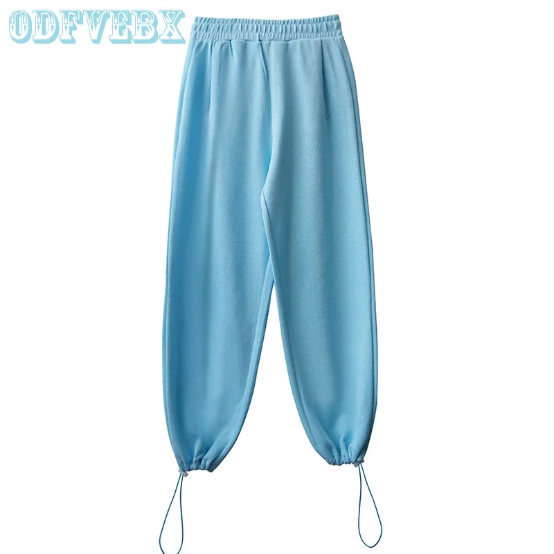 2021 Dài Thấm Hút Mồ Hôi Cho Bạn Nữ Baggy Xám Quần Thể Thao Quần Jogger Ống Rộng Quá Khổ Dạo Phố Cao Cấp Quần Mặc Thường Ngày Chiên Đường Phố