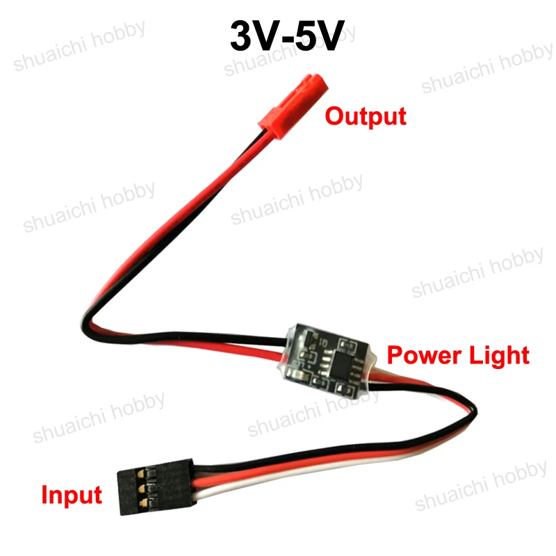 3.0-30V 20A Remote Control Electric Digital PWM Signal Switch for RC Car Aircraft Drone LED Lights Boat Water Pump DC Motor