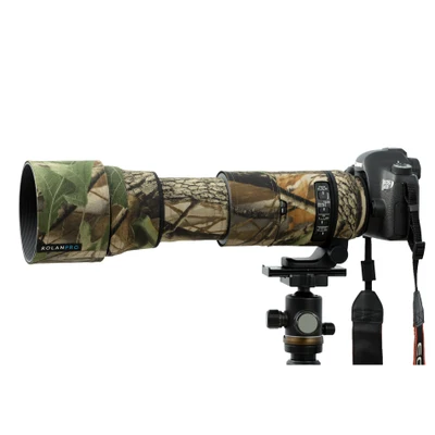 ROLANPRO Lens Camouflage Coat Rain Cover for SIGMA 150-600mm F5-6.3 DG OS HSM Contemporary (AF Version) Lens Protective Sleeve