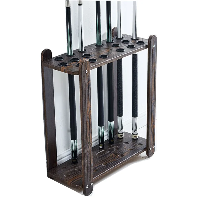 8\\10\\12\\18 Holes Billiard Pool Cue Rack Display Floor Billiard Cue Storage Standing For Fishing Rod Golf Sticks Club Accessories