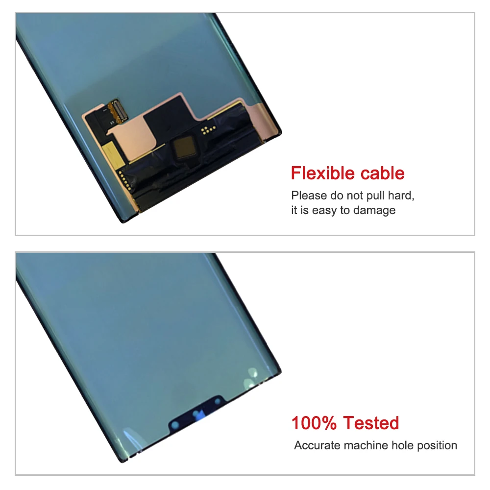 Imagem -04 - Lcd Touch Screen Digitizer Assembly com Frame Display Oled para Huawei Companheiro 30 Pro 6.53 Lio-l09 L29 Al00