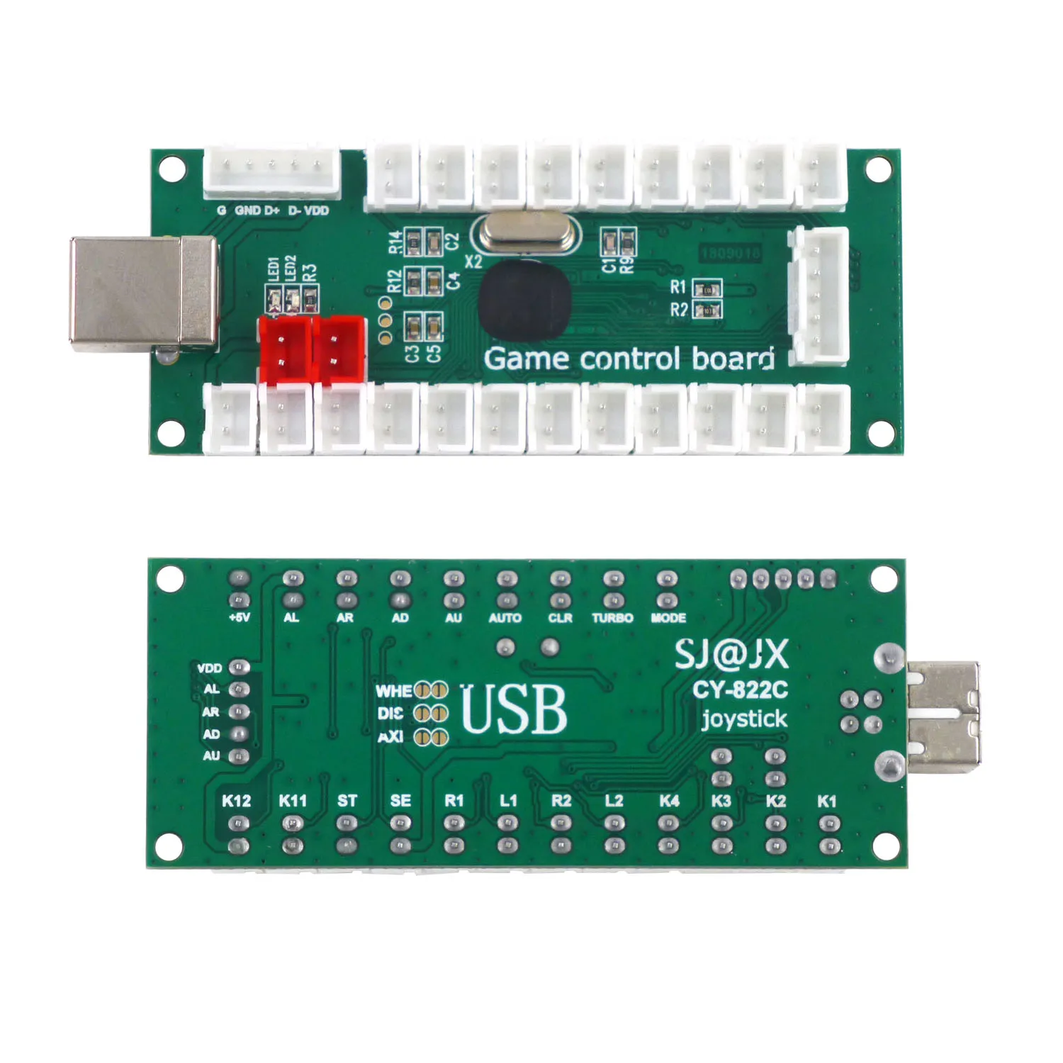 Codificador USB para juegos de Arcade SJ @ JX, controlador de Joystick de botón Arcade sin retardo para Retropie, Raspberry Pi MAME